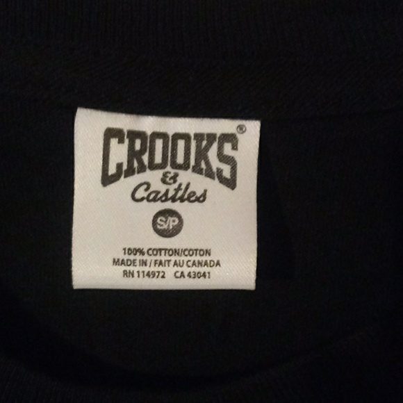 Crooks & Castles Tee-NWOT Small - Picture 3 of 4
